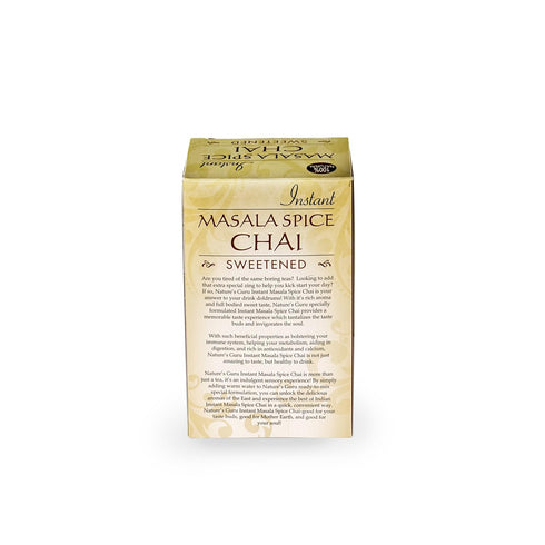 Packets, 10 Count (Pack 4) Nature's Guru Instant Masala Spice Chai Tea Drink Mix Sweetened Single Serve On-the-Go Drink