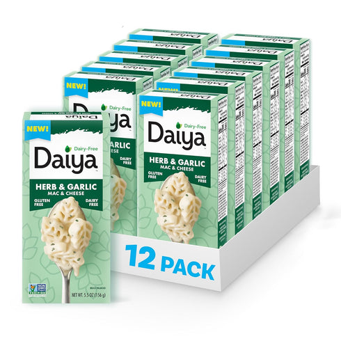 Daiya Dairy Free Gluten Free Herb and Garlic Mac & Cheese, Vegan