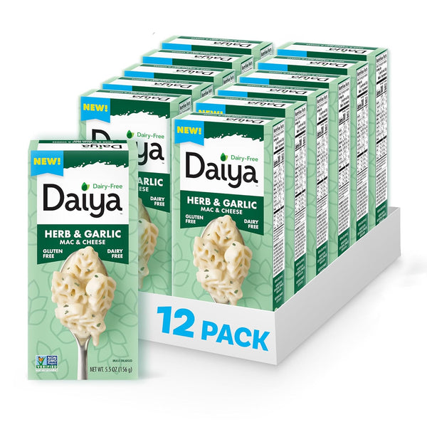 Daiya Dairy Free Gluten Free Herb and Garlic Mac & Cheese, Vegan