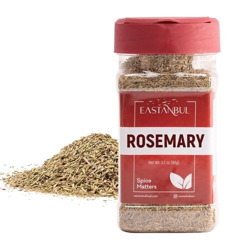 Eastanbul Rosemary Leaves 3.2oz, Dried Rosemary Seasoning, Natural, Freshly Picked Vegan Rosemary