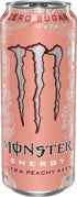 16 (Pack 4) Monster Energy Ultra Peachy Keen, Sugar Free Energy Drink, Ounce