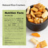 Packed (2 LBS) NUTS U.S. - Oriental Rice Crackers | No Artificial Colors | Crunchy | Natural | in a Resealable Bag