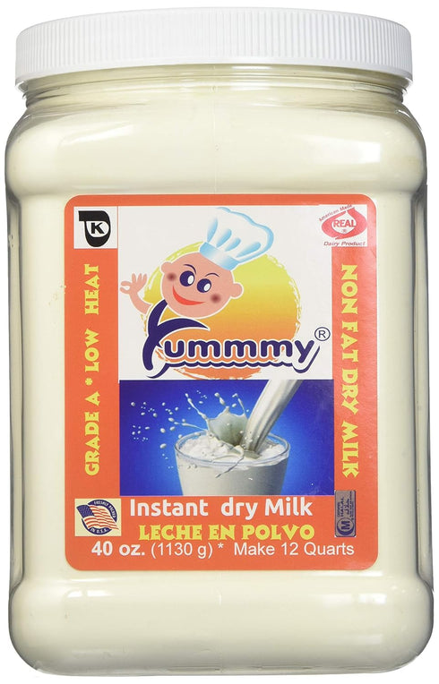 Yummmy Instant Nonfat Powdered Dry Milk - Leche en polvo, 2.5 Lbs.