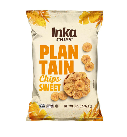 3.25 (Pack 12) Inka Crops Inka Chips, Sweet Plantain, Ounce