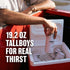 12-Pack (19.2oz Tallboy Free Bird, Southern Spring Water, Cans) Crisp & Clean Blue Ridge Mountain Water, Naturally