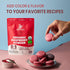 Jungle Powders Passion Fruit Powder Organic Raspberry Powder Bag Bundle, Freeze Dried Passion Fruit Puree Powder