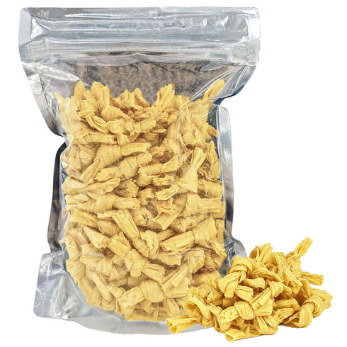 Whitejianpeak Dried Tofu Skin Knots, 1.1Lb Bean Curd Knots, Chinese Soybean Curd Knots,