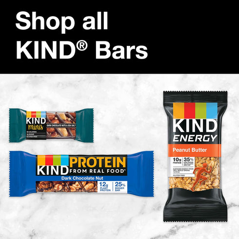 5g 12 Count KIND Nut Bars, Dark Chocolate Mint, Healthy Snacks, Gluten Free, Low Sugar, Protein