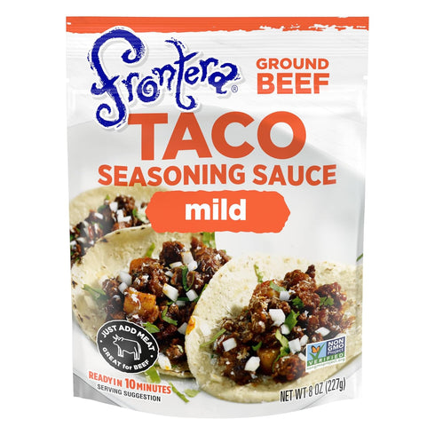 frontera Ground Beef Taco Skillet Sauce, Mild, 8 oz. (Pack of 6)