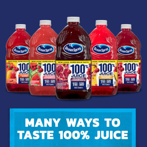 100% 64 Oz (Pack 1) Ocean Spray Juice Cranberry Watermelon Juice Blend, Fl Bottle