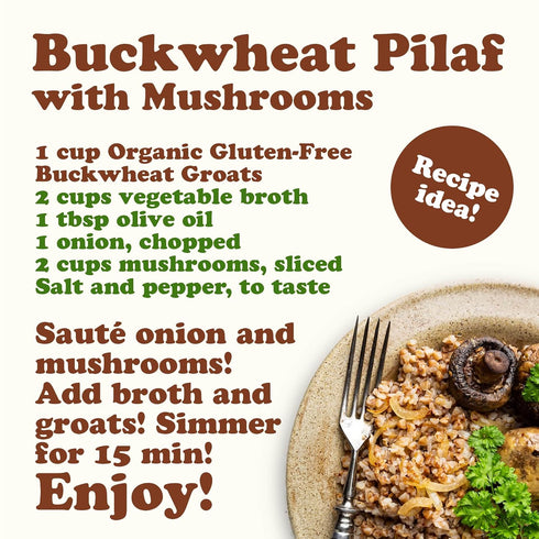 1.5 Food to Live - Gluten Free Organic Buckwheat Groats, Pounds Hulled Raw Non-GMO Whole Grain. Quick-Cooking. Perfect