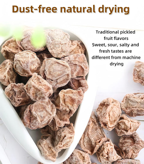MKSDDF-250g/8.82oz Salty and Sour Plum Chinese Dried Plums Preserved Fruit Prunes Salted Plums Salty and Sweet Dried