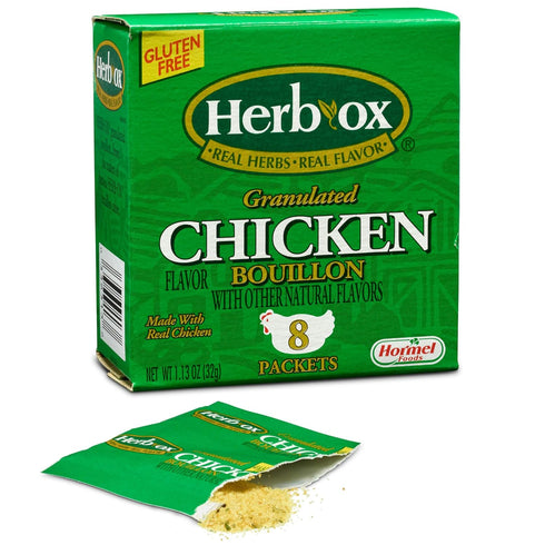Herb-Ox Chicken Instant Broth & Seasoning, 1.13 oz Box