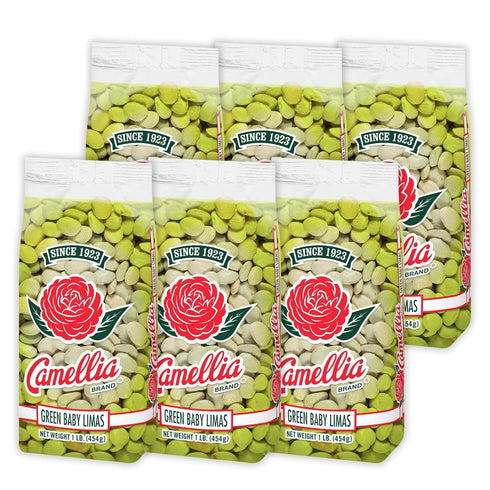 Camellia Brand Dried Green Baby Lima Beans Premium Tender Southern Lima Beans
