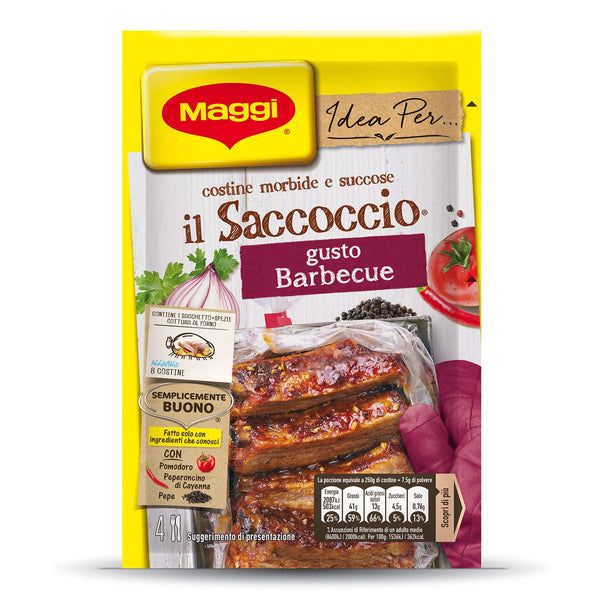 Maggi il Saccoccio Oven Bag with Barbecue Taste for Pork Ribs Roast