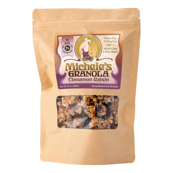 Michele's Granola - Cinnamon Raisin - Handmade Non-GMO Whole Grain Oats -