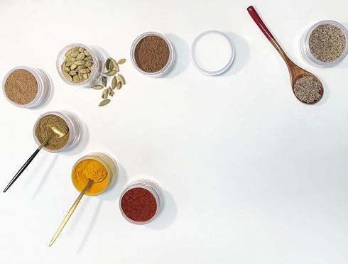 Spicylux Arabian Mix - Aleppo Pepper, Dried Mint, Sumac, Cumin, Oregano (Set of 5) - Packed in U.S.A.