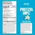 0g 4g -1 Pack (200g) No Sugar Pretzel Sticks, Vanilla Yogurt Covered Diet Pretzel Crisps, Sweet, Salty, Crunchy