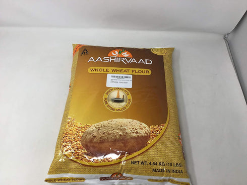 Aashirvaad 10LB WHOLE WHEAT FLOUR