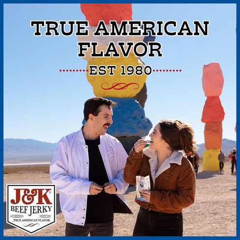 7oz J&K Sugar-Free Original Beef Jerky - Real Premium Smoked Beef with Double Tenderness - Paleo & Keto Friendly