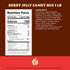 1 Gummies Berry Jelly Candy Mix Pound Bag | Vegan with Real Fruit Puree | Assorted Berry Flavors | Gelatin Free Plant