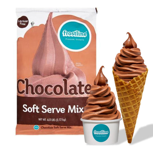 Frostline Chocolate Soft Serve Ice Cream Mix, Lactose & Gluten Free -