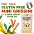 For Alle 6x1.05 oz (6.34 oz) (Pack 4) Gluten Free Mini Grissini with Extra Virgin Olive Oil, Traditional Italian
