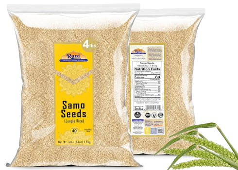 64oz (4lbs) 1.81kg Rani Samo Seeds Whole (Japanese barnyard millet / Jungle Rice/Moriyo/ Samak Rice) Echinochloa