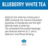 20 Oz, Pack 24 AriZona Premium Brewed Blueberry White, Fl