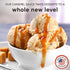 Pack 2 KING'S CUPBOARD Caramel Sauce and Sea Salt Hot Fudge Combo - jar Dessert Sauce and Ice Cream Topping, Chocolate