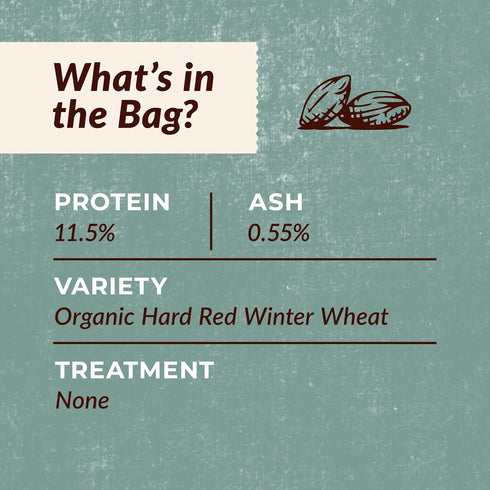 100% 5 Organic Pizza Flour - Pounds