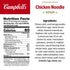 10.75 (Pack 4) Campbell's Condensed Chicken Noodle Soup, Ounce Can
