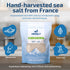 3 Pack (3lb) 82+ 100% (Pack 3) of URSALT Grey Coarse French Sea Salt Hand-Harvested Sel Gris from France Mineral-Rich