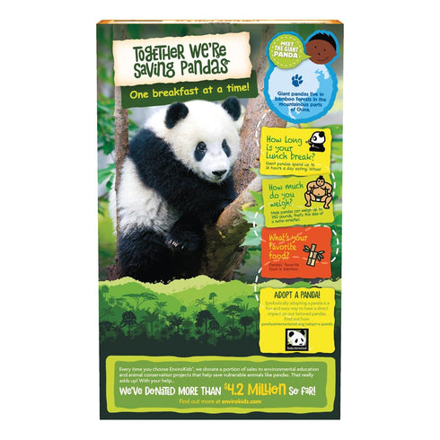 10.6 oz (Pack 1), EnviroKidz Organic Panda Puffs Cereal, of Peanut Butter, Gluten Free, Non-GMO, by Nature's Path