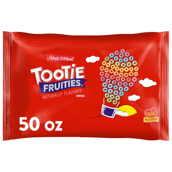 Malt-O-Meal Tootie Fruities Breakfast Cereal, Colorful and Fruity Cereal for the Family,