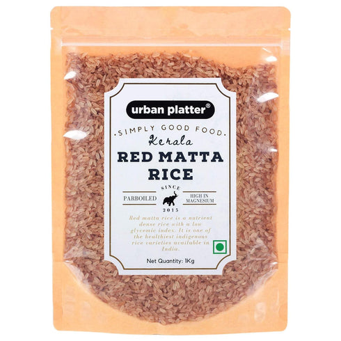 Kerala Red Matta Rice , 1 KG (35.27 OZ) [Rosematta Rice Palakkadan