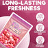 5oz Freeze Dried Fruit Bursts Candy - Mini All Reds l Hard Candy Mix Treat Snack Gift Bag Strawberry, Fruit Punch