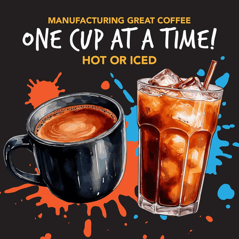 100% 10 Oz Java Factory Choconut Flavored Ground Coffee Bag Chocolate and Coconut Brew, Made with Arabica Beans