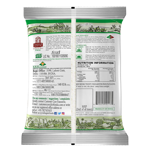 Generic 1kg BBRATS India Gate Basmati Rice Dubar