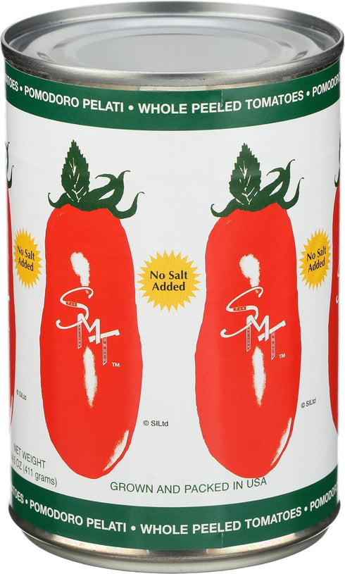 SAN MERICAN TOMATO No Salt Added Whole Peeled Tomatoes, 14.5 OZ