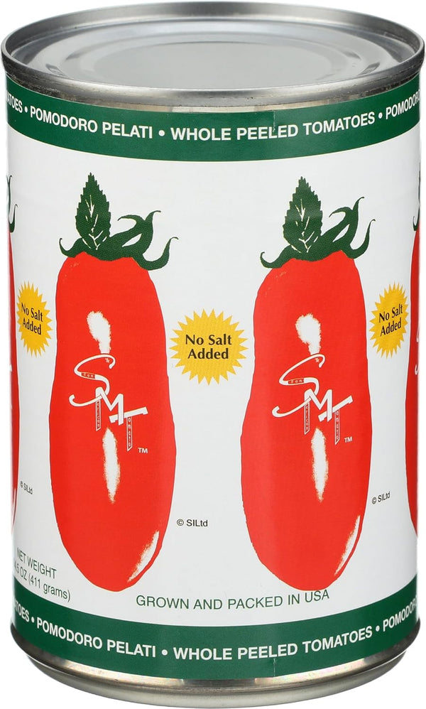 SAN MERICAN TOMATO No Salt Added Whole Peeled Tomatoes, 14.5 OZ