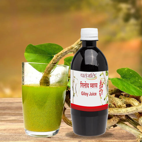 500ml 16.908 oz (Pack 2) Patanjali Giloy Juice, / fl