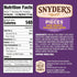 11.25 Oz Snyder's of Hanover Sour Cream & Caramelized Onion Pretzels, Bag