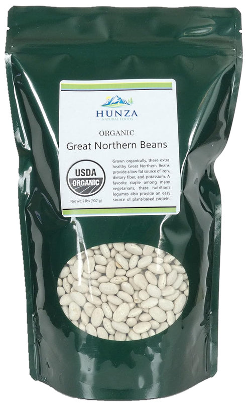 Hunza Natural Foods Hunza Organic Great Northern Beans (2 lbs)