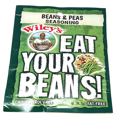 Beans and Peas Seasonings, Wiley's, 6 (SIX) Packets