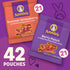 Summer Pack, 42 29.4 oz Annie's Organic Bunny Fruit Flavored Snacks, Strawberry and Berry Patch Variety Ct