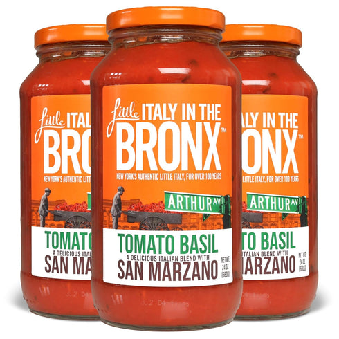 Little Italy Bronx Tomato Basil Sauce - Tomato Sauces, Pasta Sauce, Spaghetti