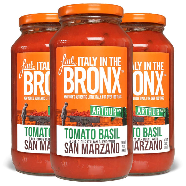 Little Italy Bronx Tomato Basil Sauce - Tomato Sauces, Pasta Sauce, Spaghetti