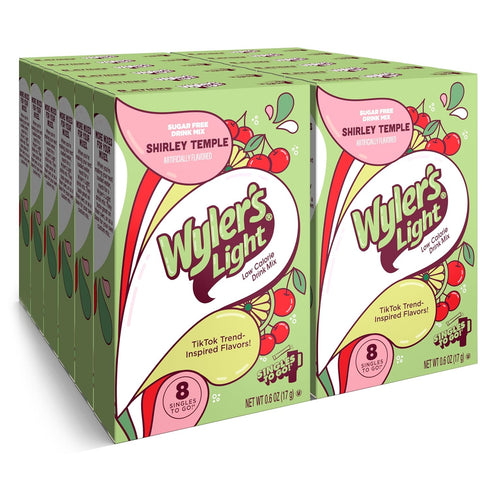 Wyler's Light Singles To Go Powder Packets, Water Drink Mix, Watertok Shirley
