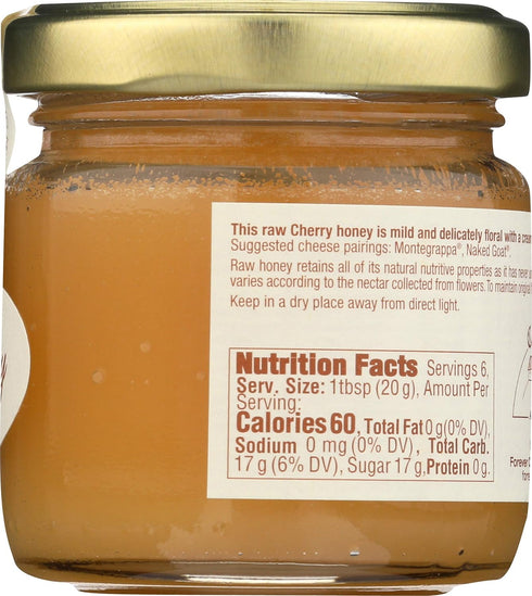 4.23 OZ Mitica Raw Cherry Honey